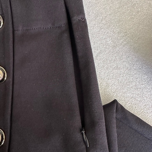 Ann Taylor The Sailor Dramatic Black Wide-Leg Stretchy Trousers Pants Size 16P - Picture 11 of 15